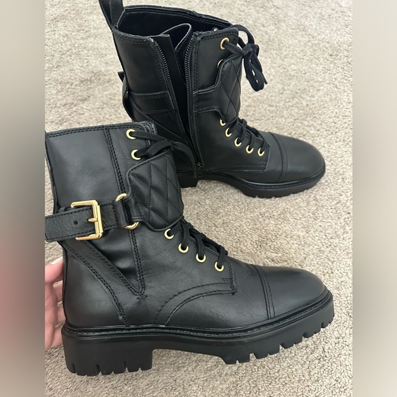 Mango leather biker boots - Picture 8 of 9